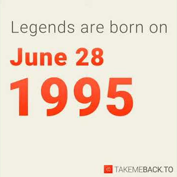 June 28, 1995 - This day in 30 sec. - Takemeback.to