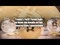 Trump&#39;s Tariff Threat Fails to Move the Needle on Fed Interest Rate Expectations