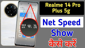 Realme 14 Pro Plus 5G net speed show/Realme 14 Pro Plus 5G me net speed kaise dekhe/network setting