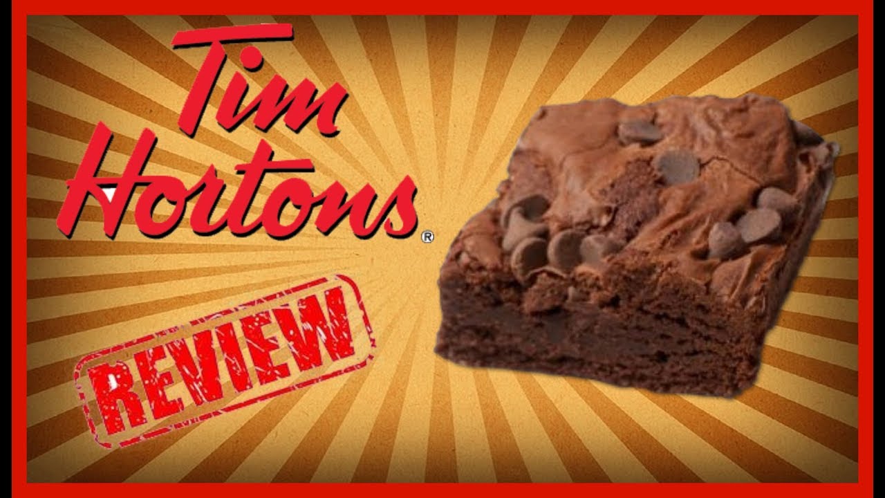 koncept længst entreprenør 🍫Tim Hortons "New" Double Chocolate Brownie | Food Review🍫-April 30th  2019 - YouTube