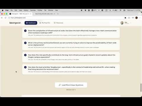 Interview Questions: Google Technical Program Manager II, NPI Data Center Design, Cloud Supply Chain
