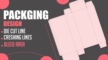 Packaging Design in Adobe Illustrator | How To Create Die Cut Lines, Creasing Lines, Bleed Area