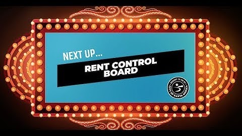 Rent Control Board