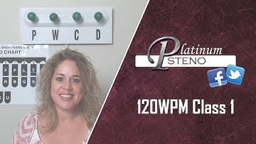 Class #1 120WPM Test