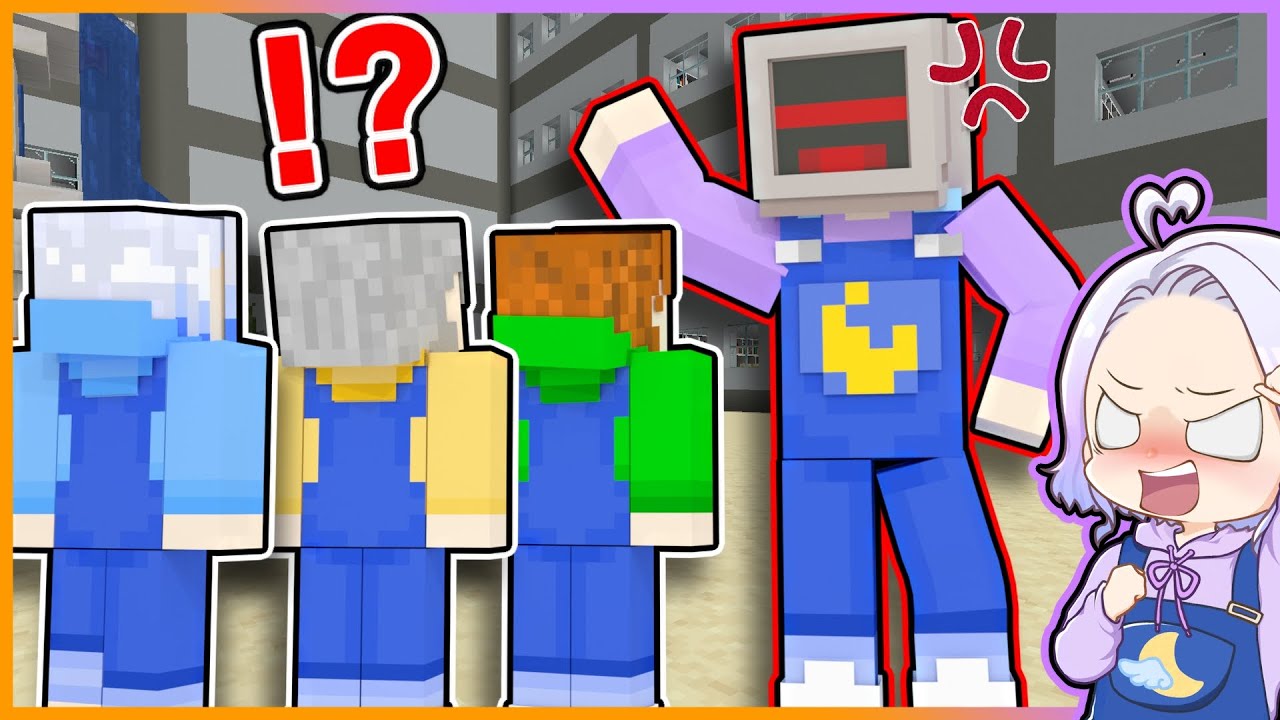 ロボットになった友達が逆襲してきた！？ロボットの暴走を止めようとした結果！？🤖🔥🤖【 マイクラ / まいくら / Minecraft 】