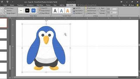 Drawing In PowerPoint 2016 _ PowerPoint Creative Tutorial | Penguins Icon I DharMan PowerPoint