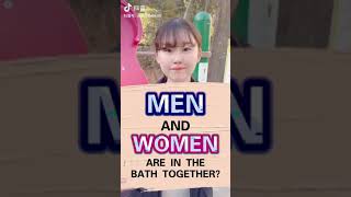 Men And Women Are In The Bath Together?