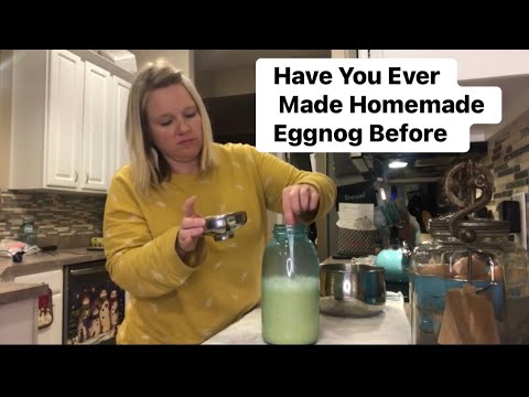 Homemade Classic EggNog / You gotta try this / Better and Cheaper than store bought #homemade