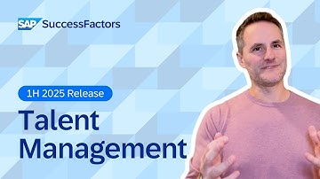 Talent Management in SAP SuccessFactors | 1H 2025 Release Highlights