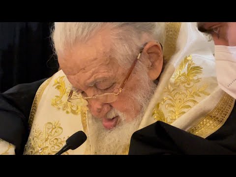 მეუფე ნიკოლოზი - პატრიარქის შენდობის ლოცვა