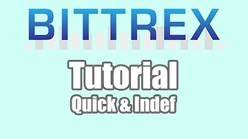 BITTREX TUTORIAL | SIMPLE & INDEF
