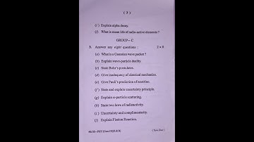 BSc 4th Semester Physics hons. Previous Year Question(Core-IX)|Berhampur University|#Physics #shorts