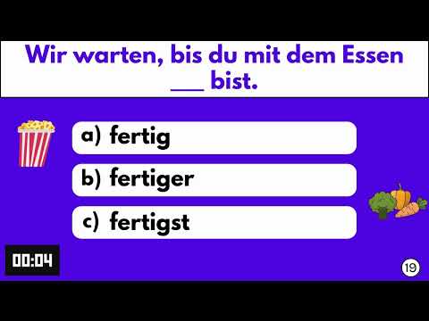 Deutsch Grammatik Test 19