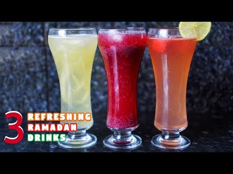 3 Easy Refreshing Ramadan Drinks | Ramadan Recipes