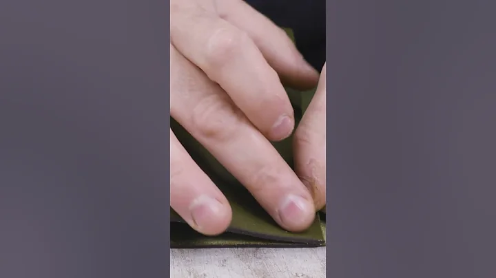 BEAUTIFUL Italian Leather Snap Wallet | #shorts