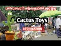Cactus Restoration | Restoration video in tamil | try with vino