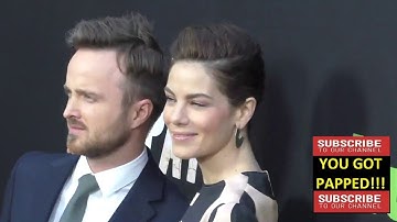 Aaron Paul and Michelle Monaghan at the Premiere Of Hulu