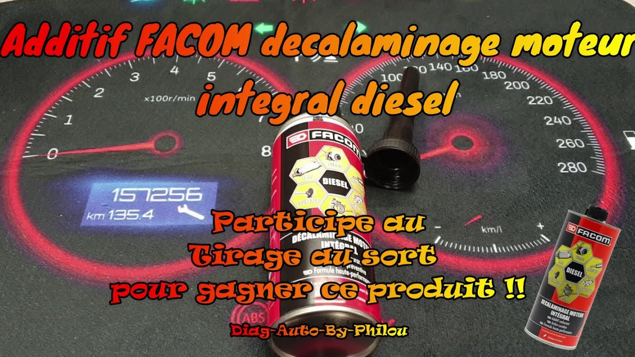 Additif FACOM décalaminage moteur intégral ( Participe au Tirage au sort  pour gagner ce produit ! ✓ 