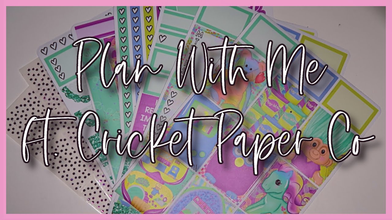 Plan With Me ft. Cricket Paper Co | Plannahannah - YouTube