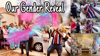 OUR OFFICIAL GENDER REVEAL ! BABY J IS A.. | QUEEN JA’VON