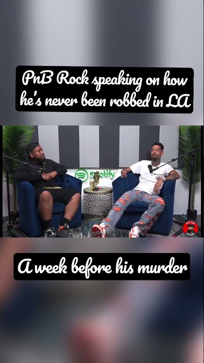 #PnBRock sits down with @DJAkademiksTV2 discussing the dangers of being a rapper in#LA