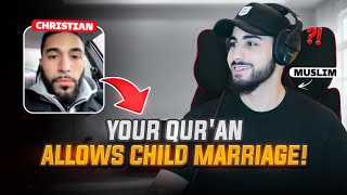 Christian Questions Muslim On Young Marriages Then Instantly Regrets It! Muhammed Ali