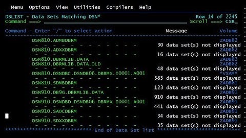 z/OS Tipps und Tricks - ISPF Commands I