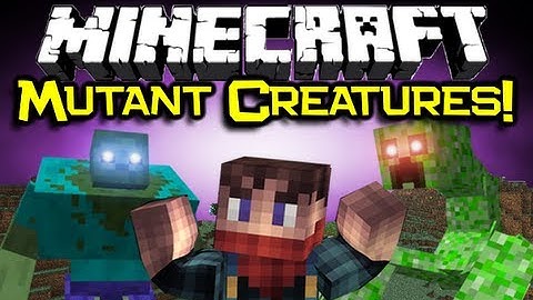 Minecraft MUTANT CREATURES MOD Spotlight - Zomg... RUN! (Mutant Creepers & Mutant Zombies)