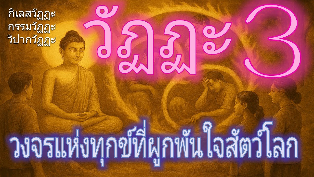 วัฏฏะ 3 : วงจรแห่งทุกข์ที่ผูกพันใจสัตว์โลก | วงจรแห่งทุกข์ | หลุดพ้น | ฟังธรรมะออนไลน์