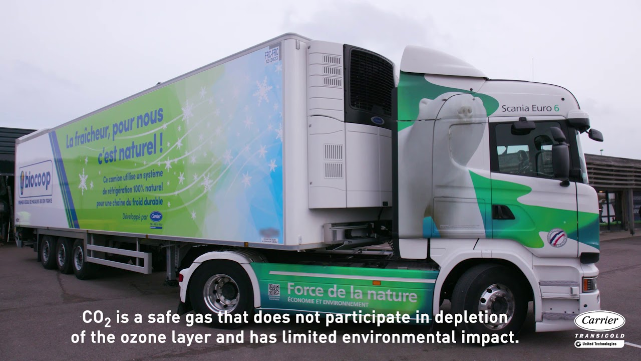 Carrier Transicold Natural Refrigerant Trailer Unit With Biocoop Youtube