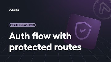 Building auth and onboarding flows with protected routes