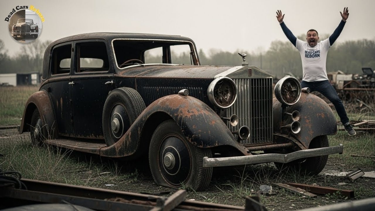 ASMR Car Restoration Full Rebuild of Rolls Royce Phantom II 1933 - Abandoned Legend Reborn