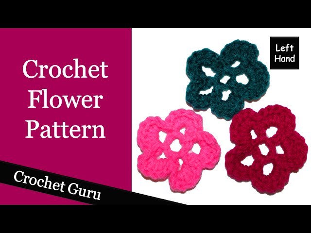 Wagon Wheel Crochet Flower Pattern