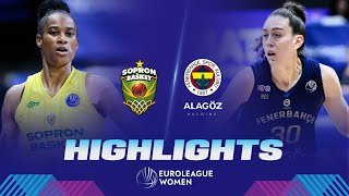 Sopron Basket V Fenerbahce Alagoz Holding Quarter-Finals Highlights Euroleague Women 2022-23