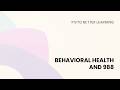 Behavioral Health - 988