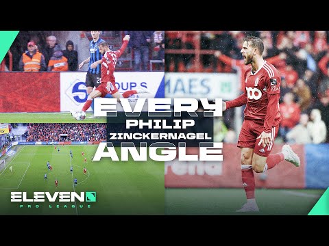 WHAT A GOAL FROM PHILIP ZINCKERNAGEL ☄️👀 EVERY ANGLE - Jupiler Pro League