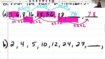 Math 9 (7.1) Inductive Reasoning