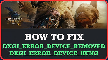 Monster Hunter Wilds Beta DXGI_ERROR_DEVICE_REMOVED or DXGI_ERROR_DEVICE_HUNG Error FIX