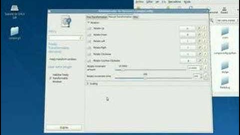 Freely Transformable Windows (aka freewins) on compiz git