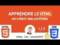 Apprendre le html  crer son portfolio 1  3  formation dbutant 2022