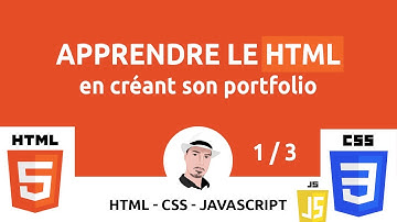 Apprendre le HTML - Créer son Portfolio 1 / 3 - Formation Débutant 2022