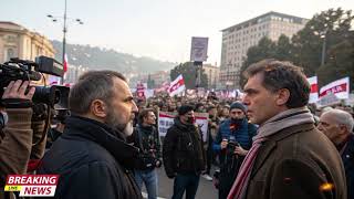 Грузия ВСПЫХНУЛА! Массовые протесты в Тбилиси — Штурм дворца и борьба за свободу