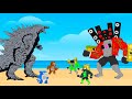 Evolution Of GODZILLA EARTH vs Evolution Of BOSS CAMERAMAN RADIATION | Godzilla Cartoon Compilation