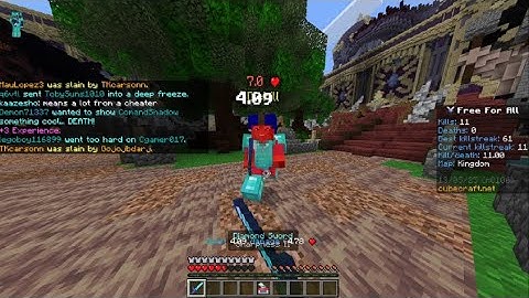 CubeCraft FFA + new best killstreak