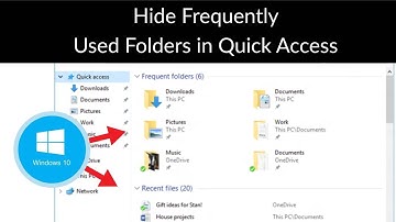How to Turn Off Show Frequently Used Folders in Quick Access on Windows 10?