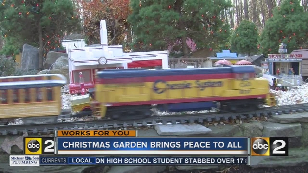 Pasadena Christmas train garden helps little boy fight leukemia YouTube