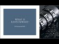 What is Ransomware, How it Works and What You Can Do to Stay Protected | ELT Circle | Open Doors