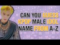 GUESS KPOP MALE IDOL NAME FROM A-Z | KPOP ABC GAMES