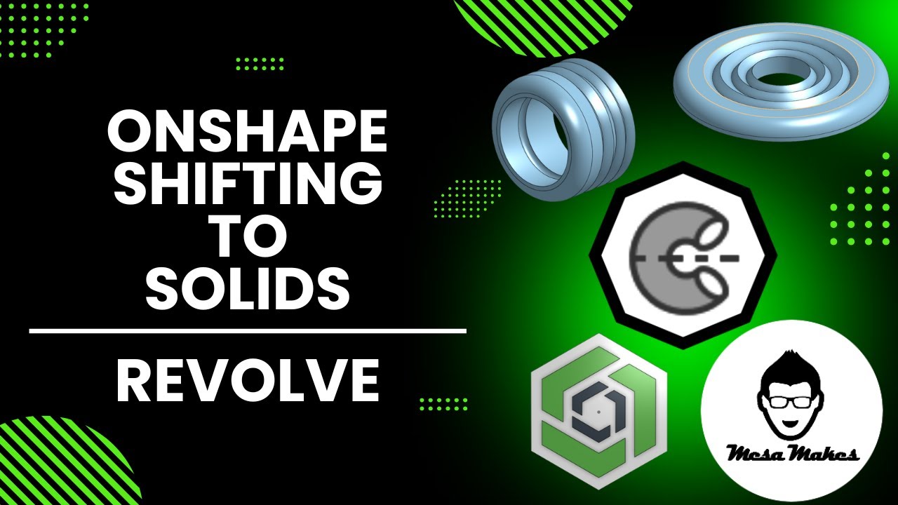 Shifting to Solids: Mastering the Revolve Tool in Onshape - YouTube