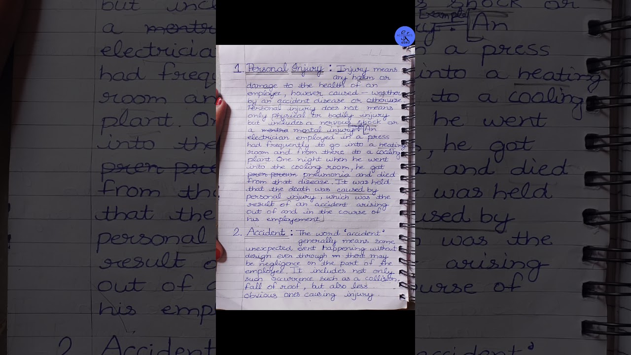 Employee's Compensation Act 1923 || Workmen Compensation Act 1923 || Industrial law || B.COM 4th Sem